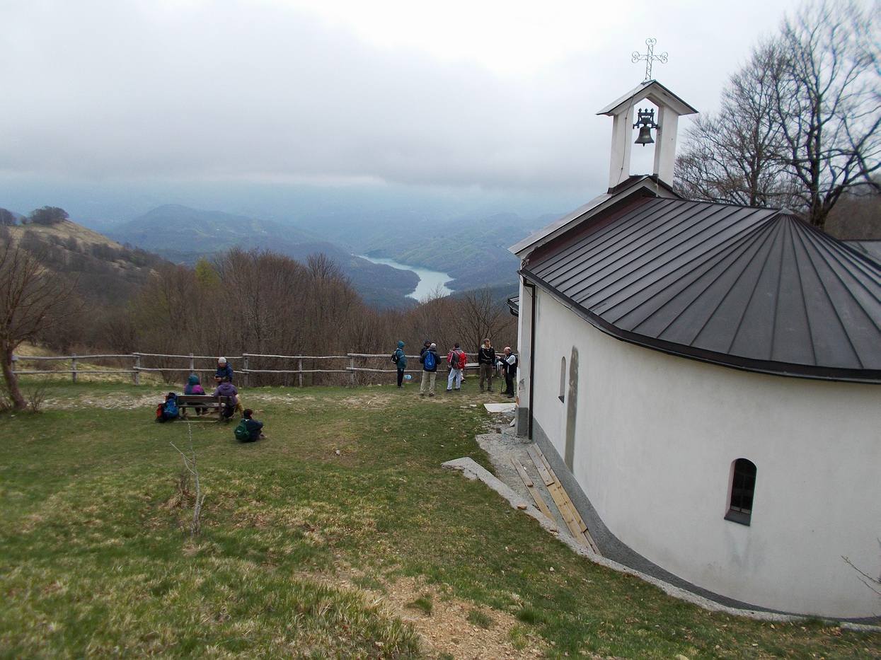 The Lake of Brugneto (ge) seen from Mount Antola m.1597
