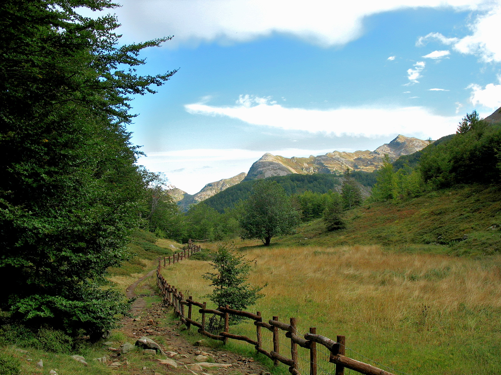 Towards Lake Santo Modenese