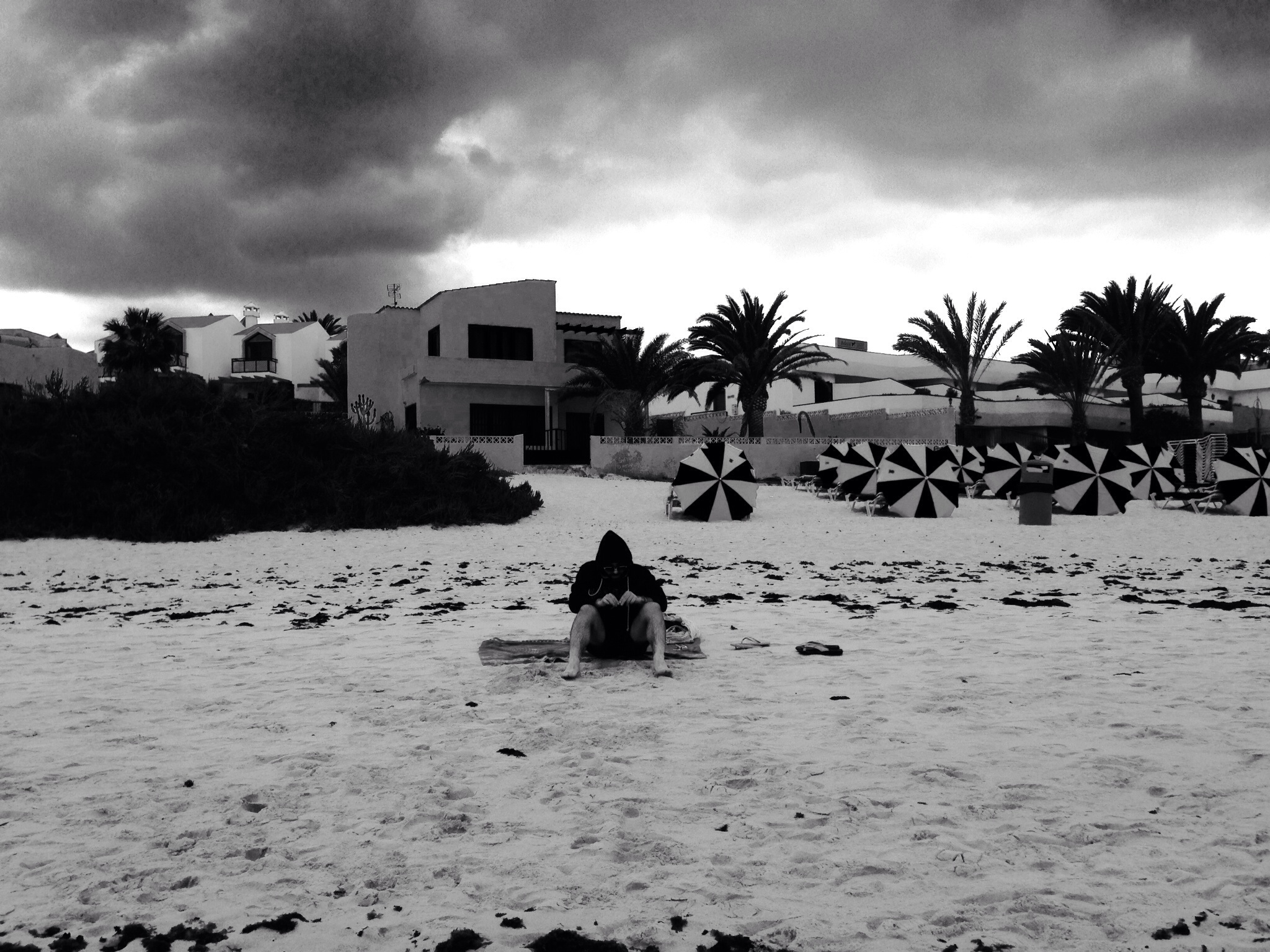 Rolling on the beach