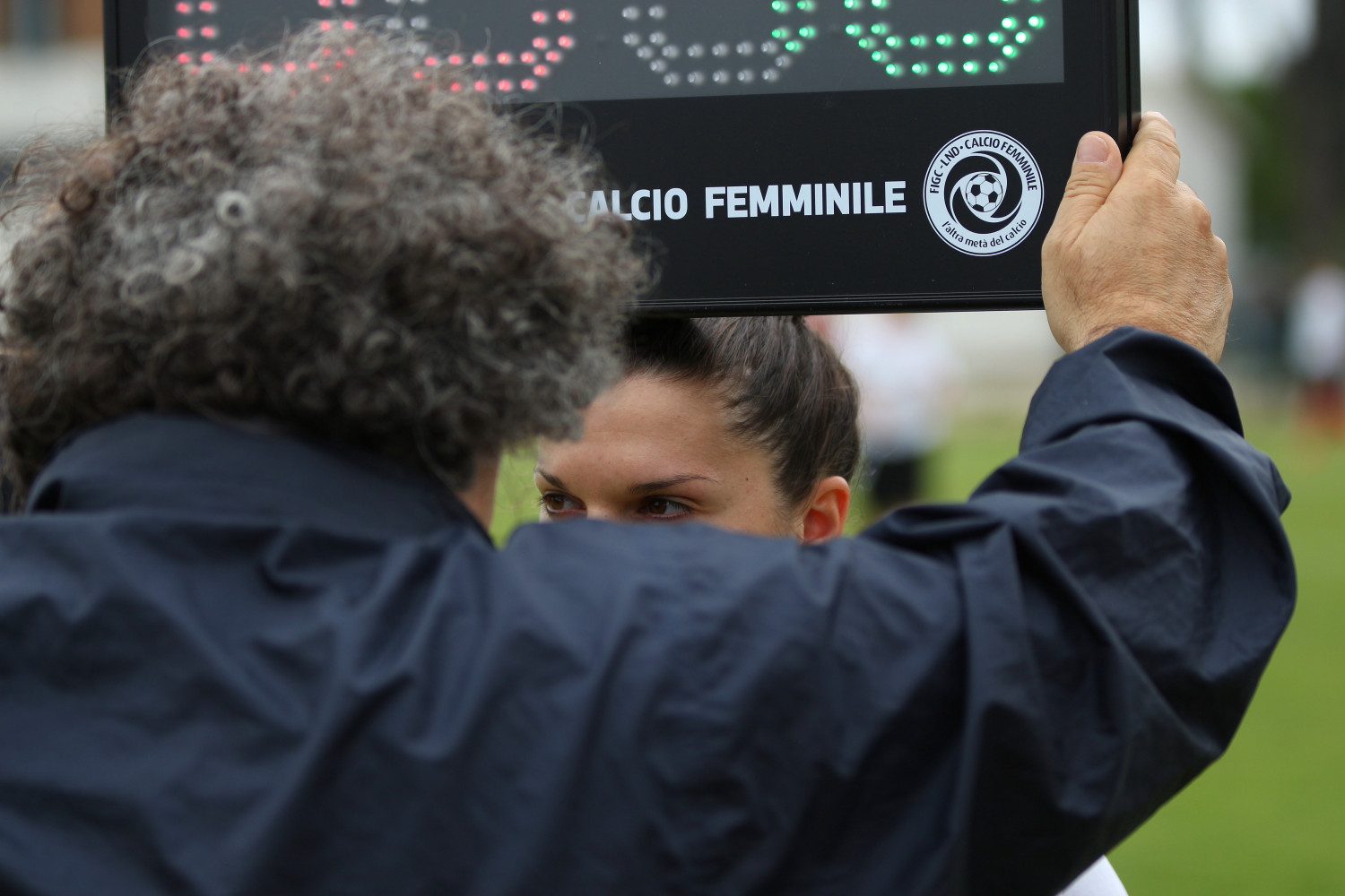 One of the many beautiful sides of women's football ...