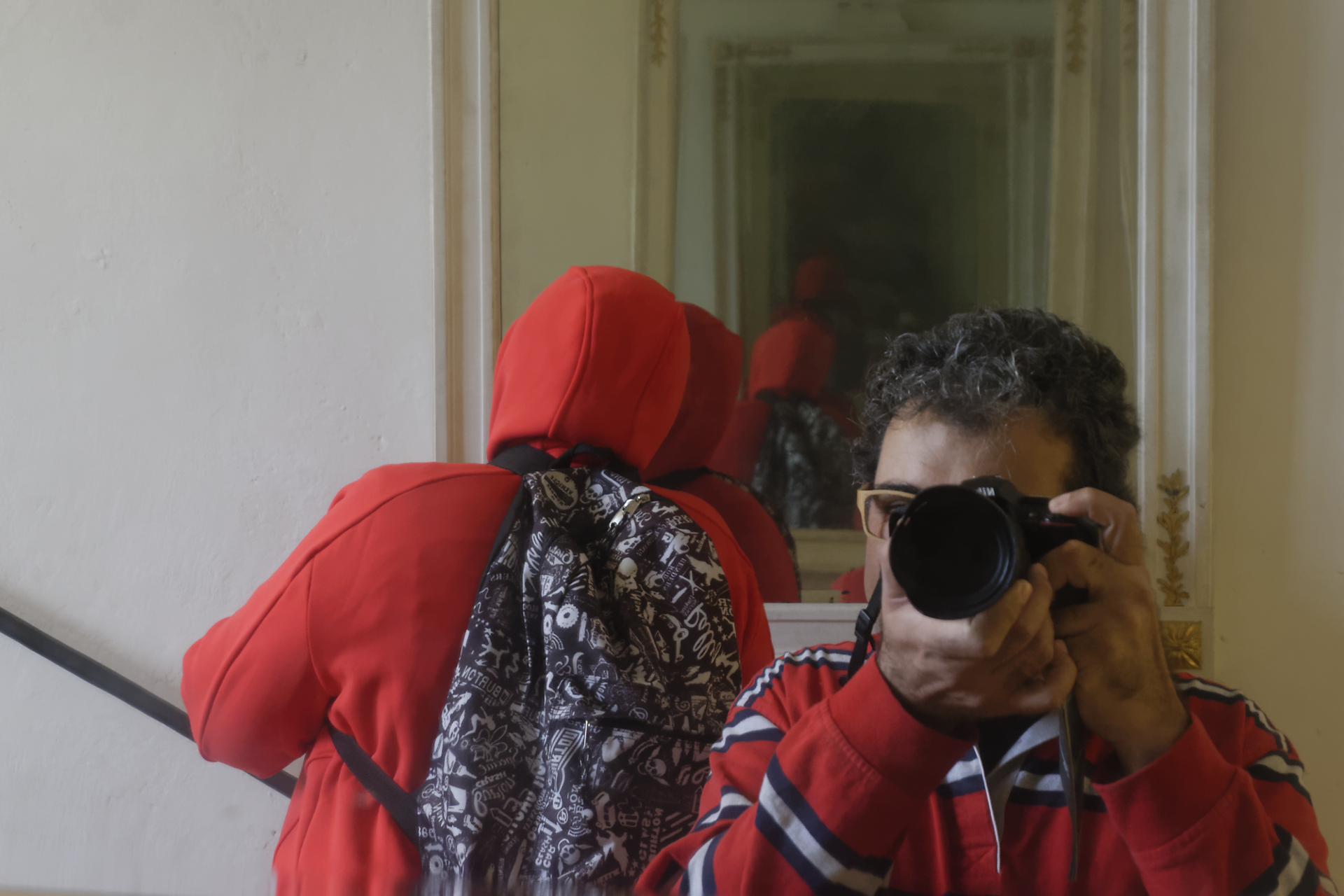 I myself and Capuccetto rosso..rosso..rosso..rossso ..