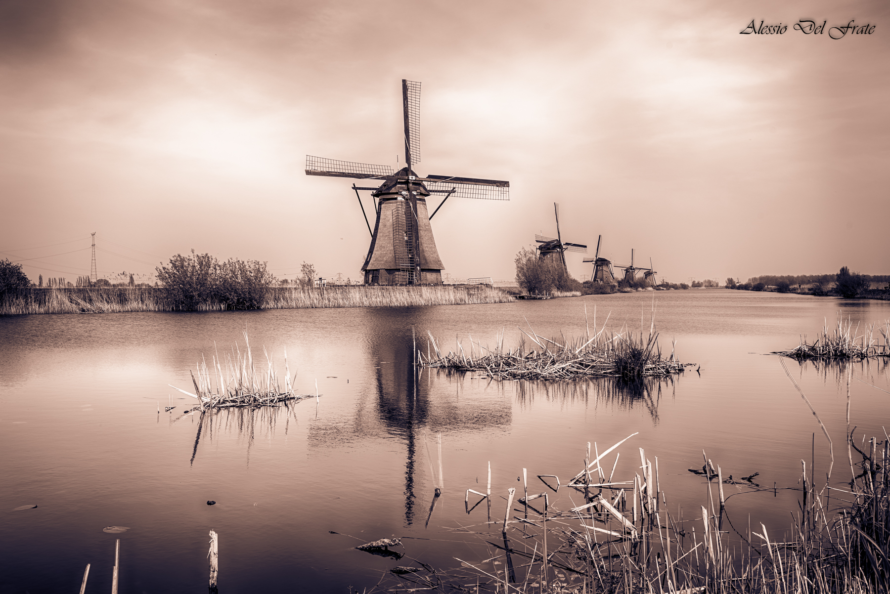 My interpretation of the Mills of Kinderdijk