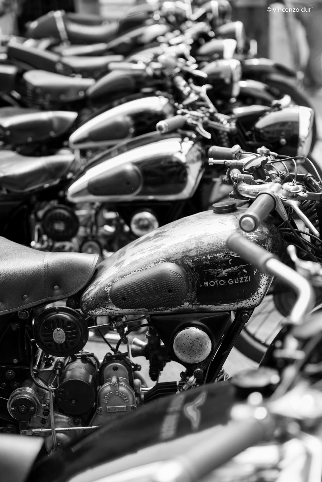Guzzi in black... and white