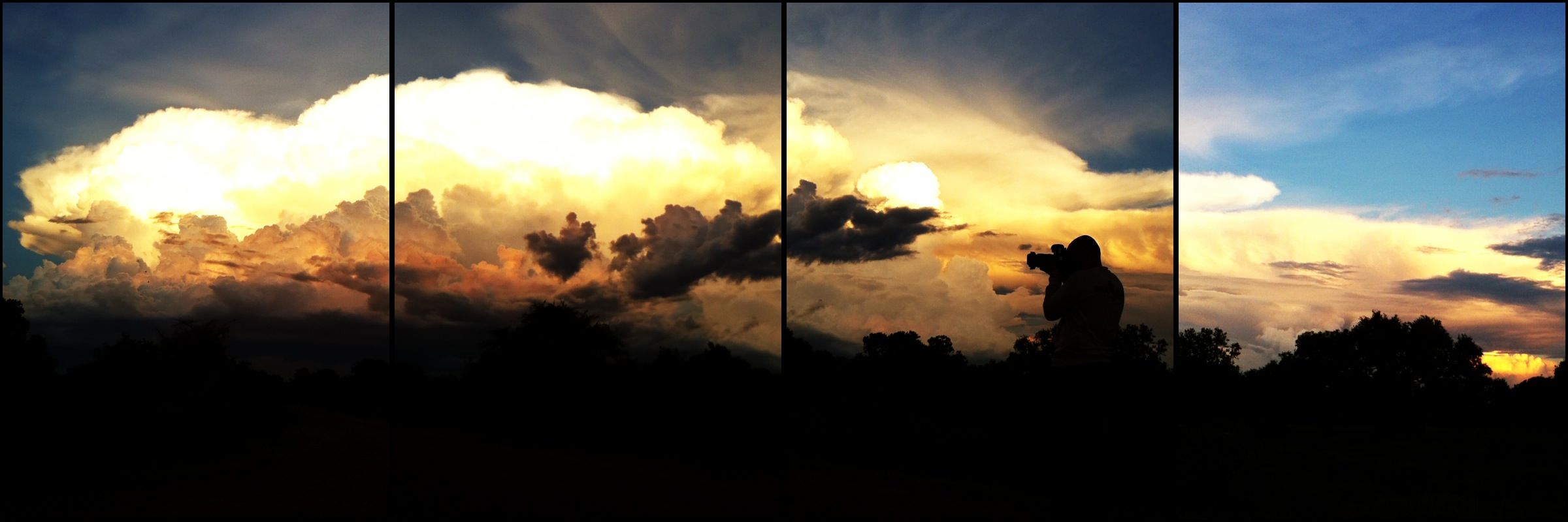 Zambia: clouds at sunset in South Luangwa NP