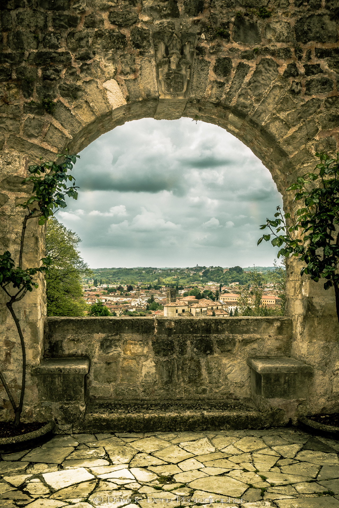 The arch on the old city