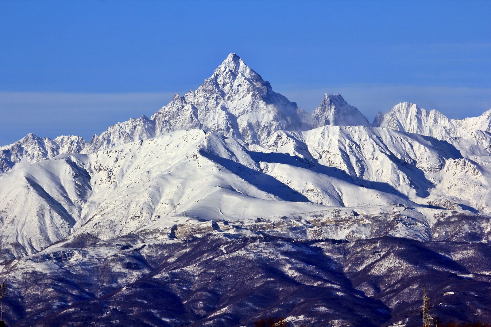 Monviso seen from home ...