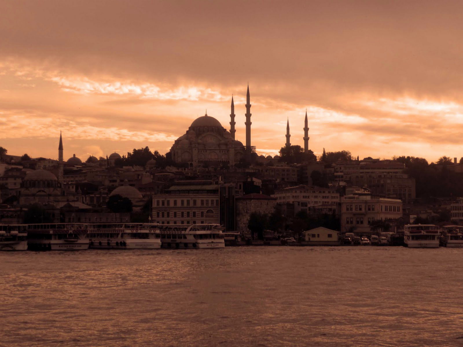 Sunset on the Bosphorus