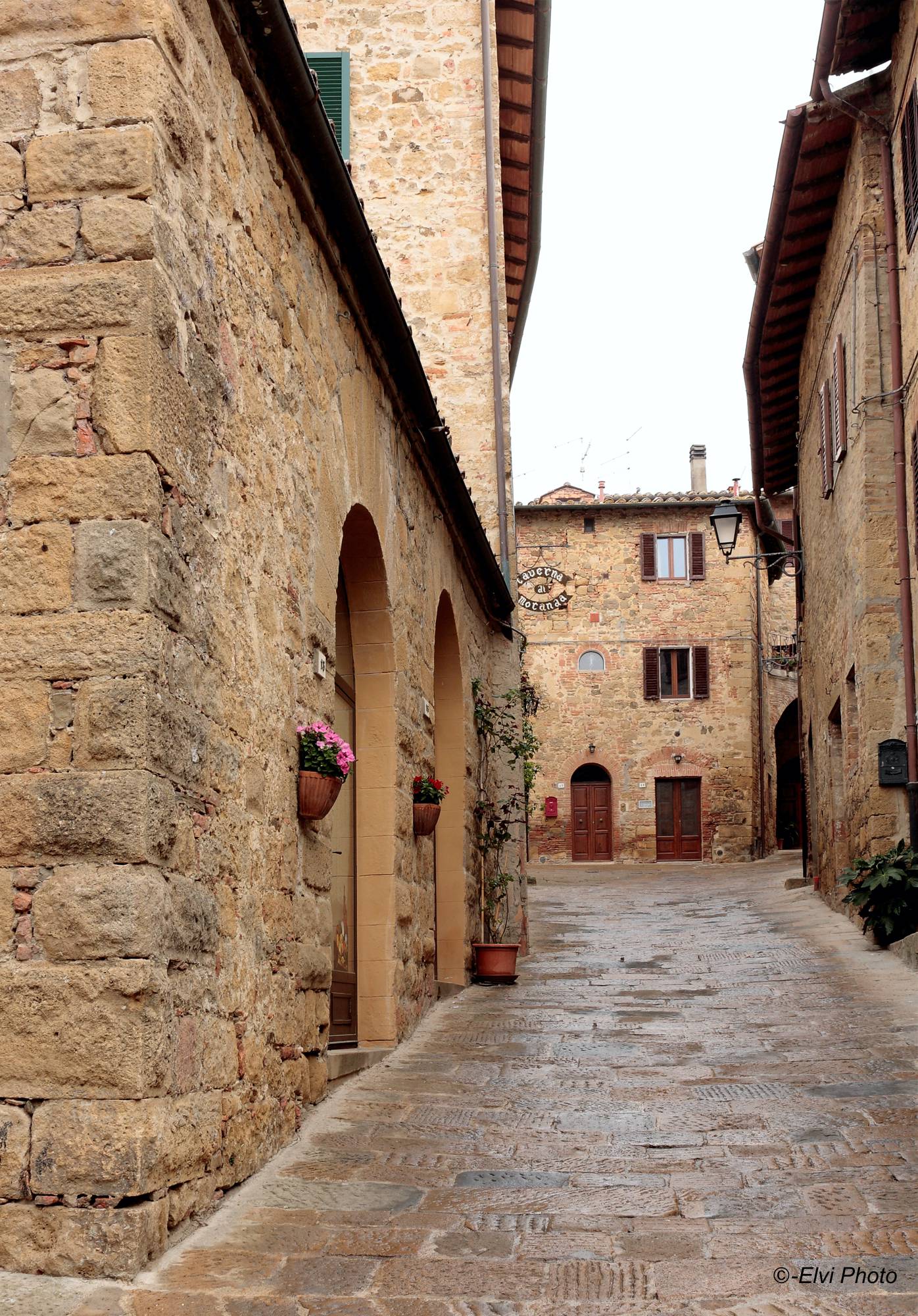 The streets of the village