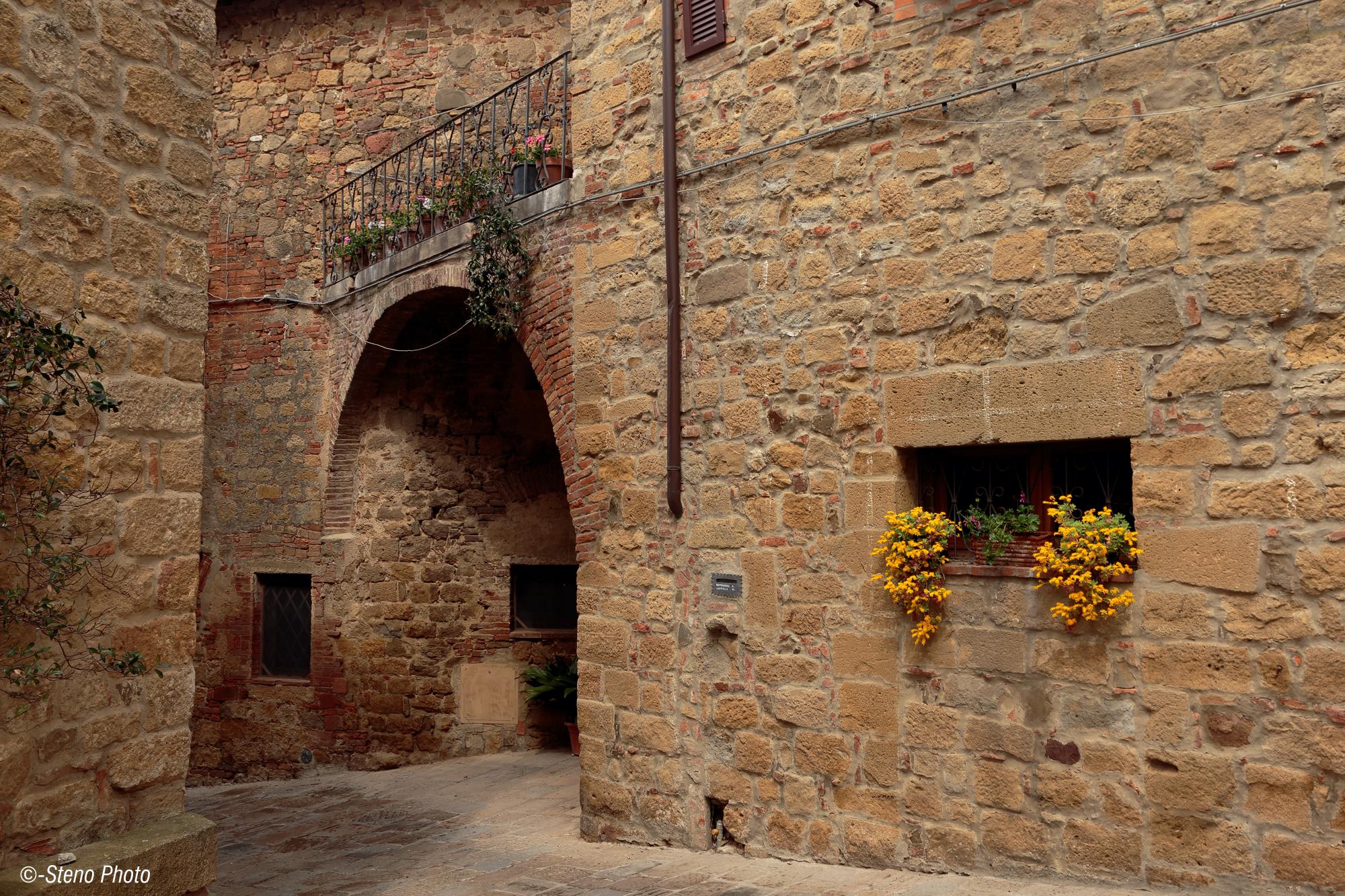Ancient walls Montichiello