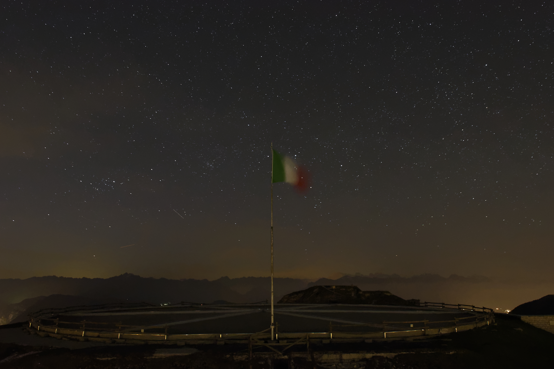 flags of the grandparents ..