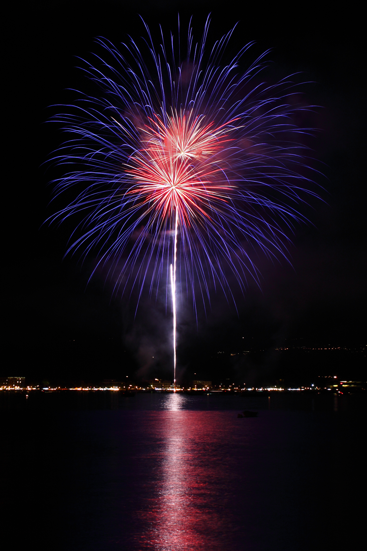 Fireworks on Lake Garda