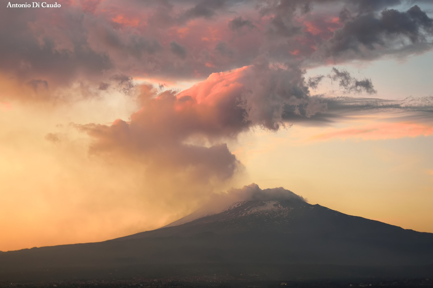 Mt. Etna -Sunset