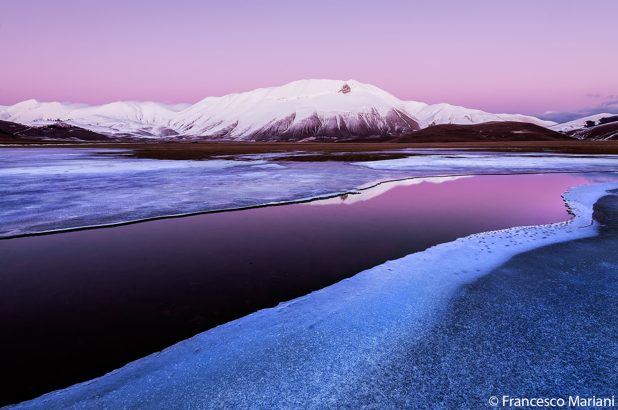 winter in Castelluccio