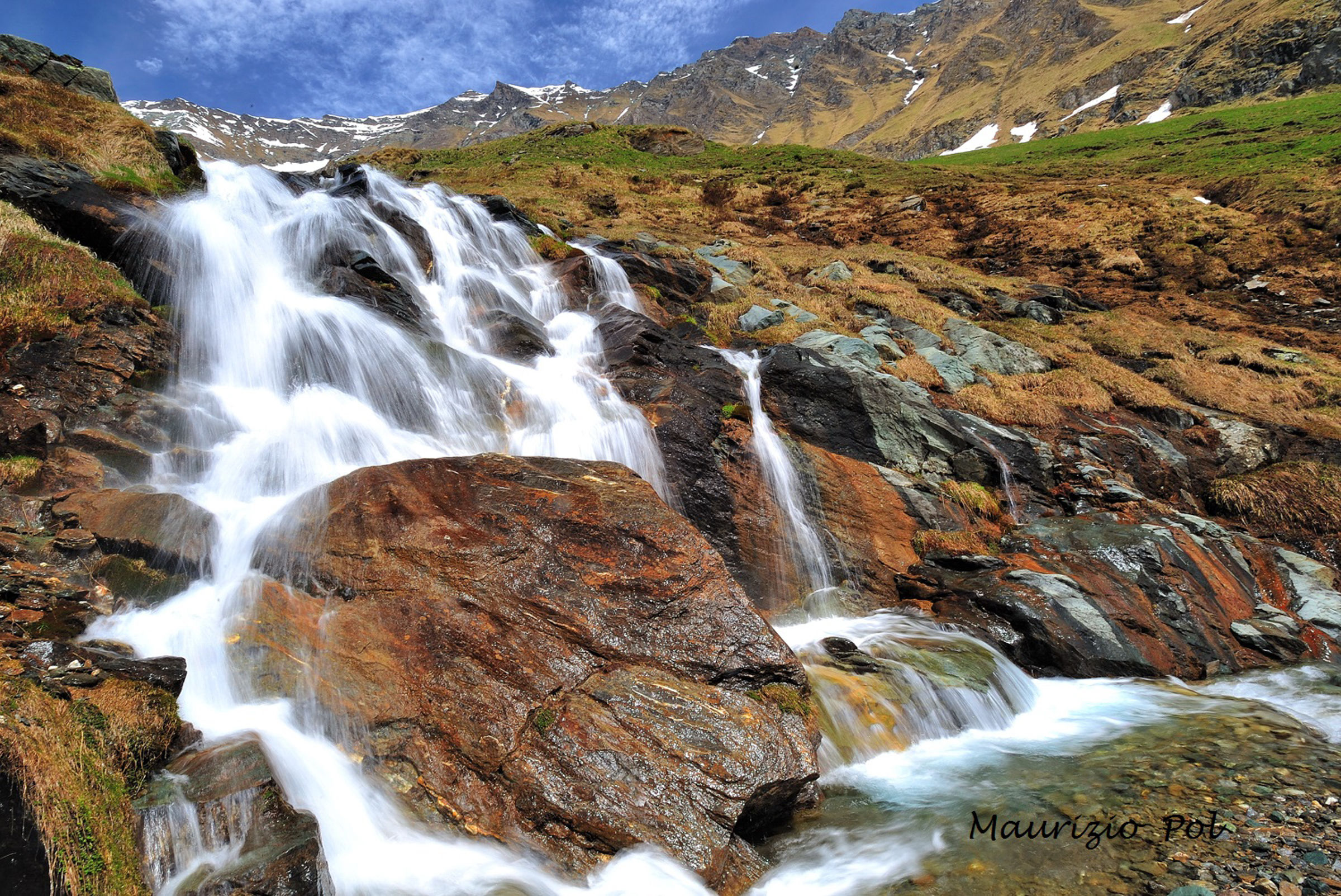 waterfall under the hill of Balma 2 -high val Soana