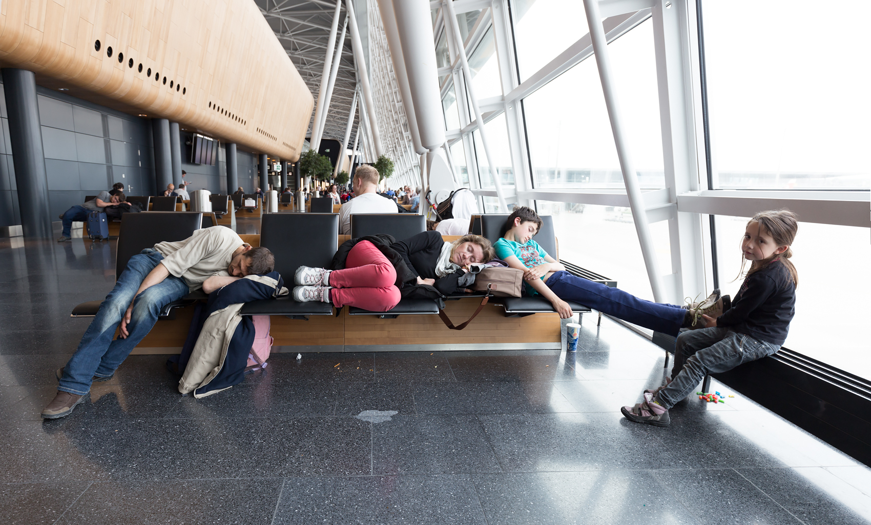 Distrutti in aeroporto