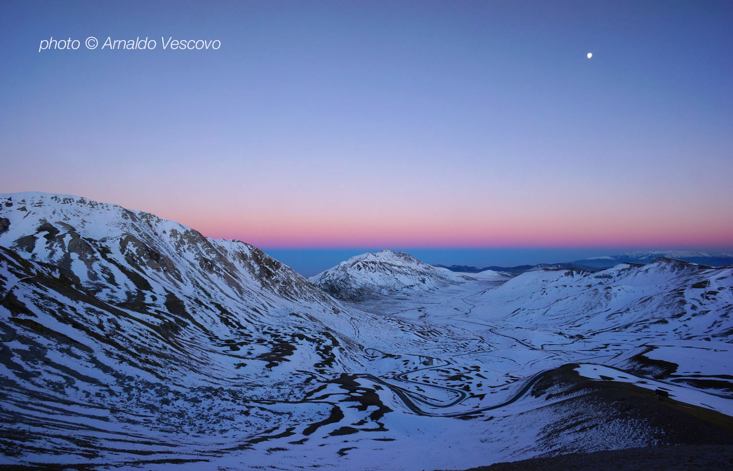 Campo Imperatore at dusk