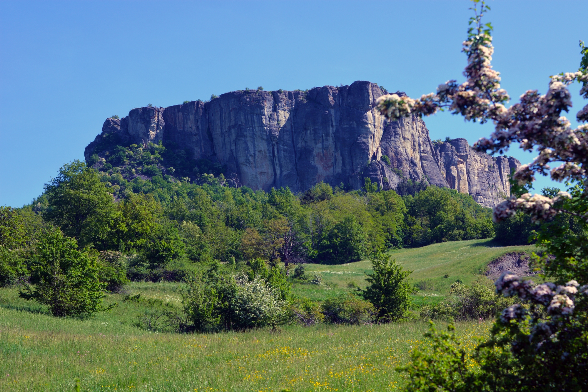 The stone of Bismantova