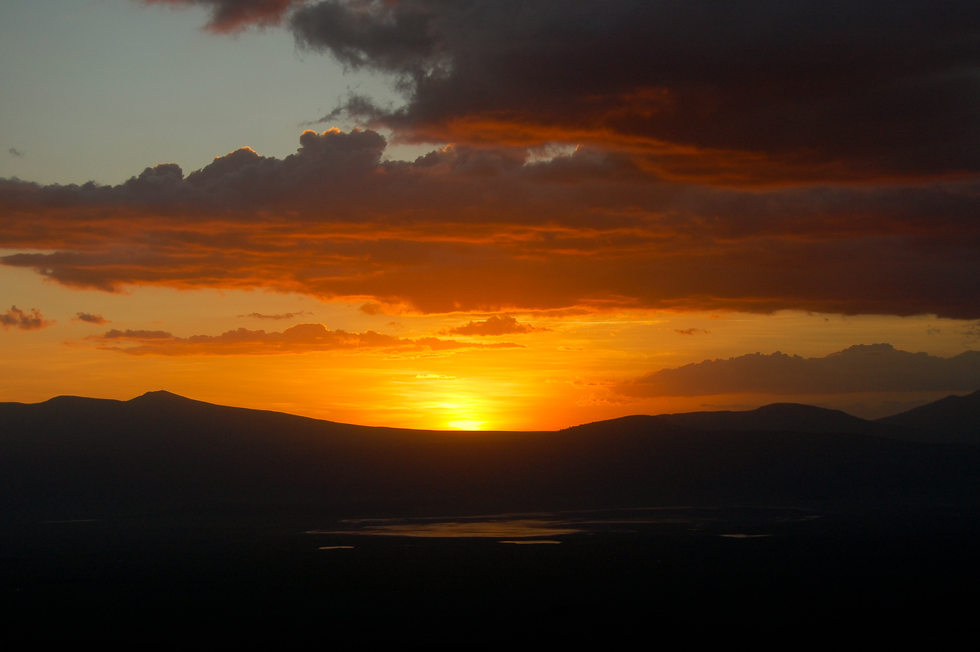 Sunset Crater in Ngorogoro