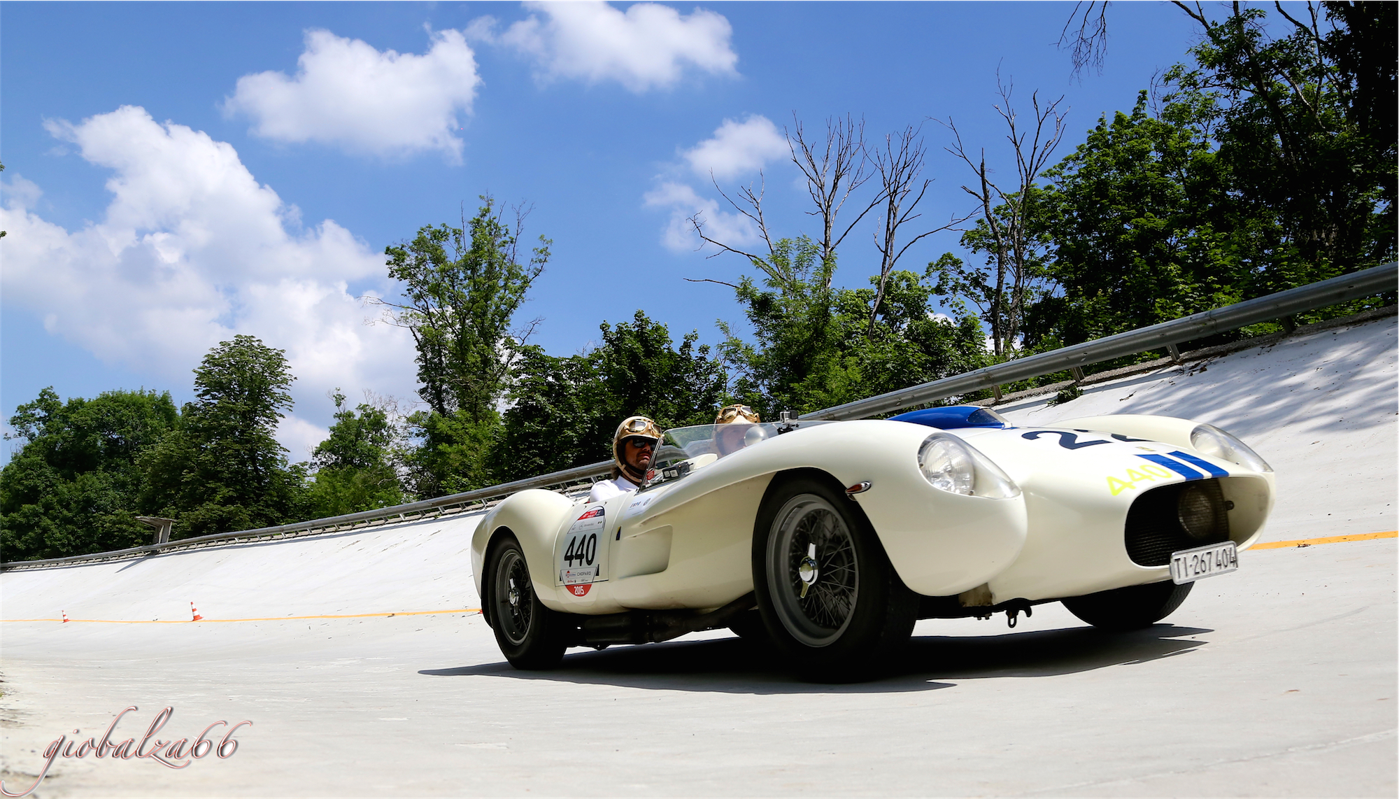 Mille Miglia in 2015 Monza - Ferrari Testarossa -
