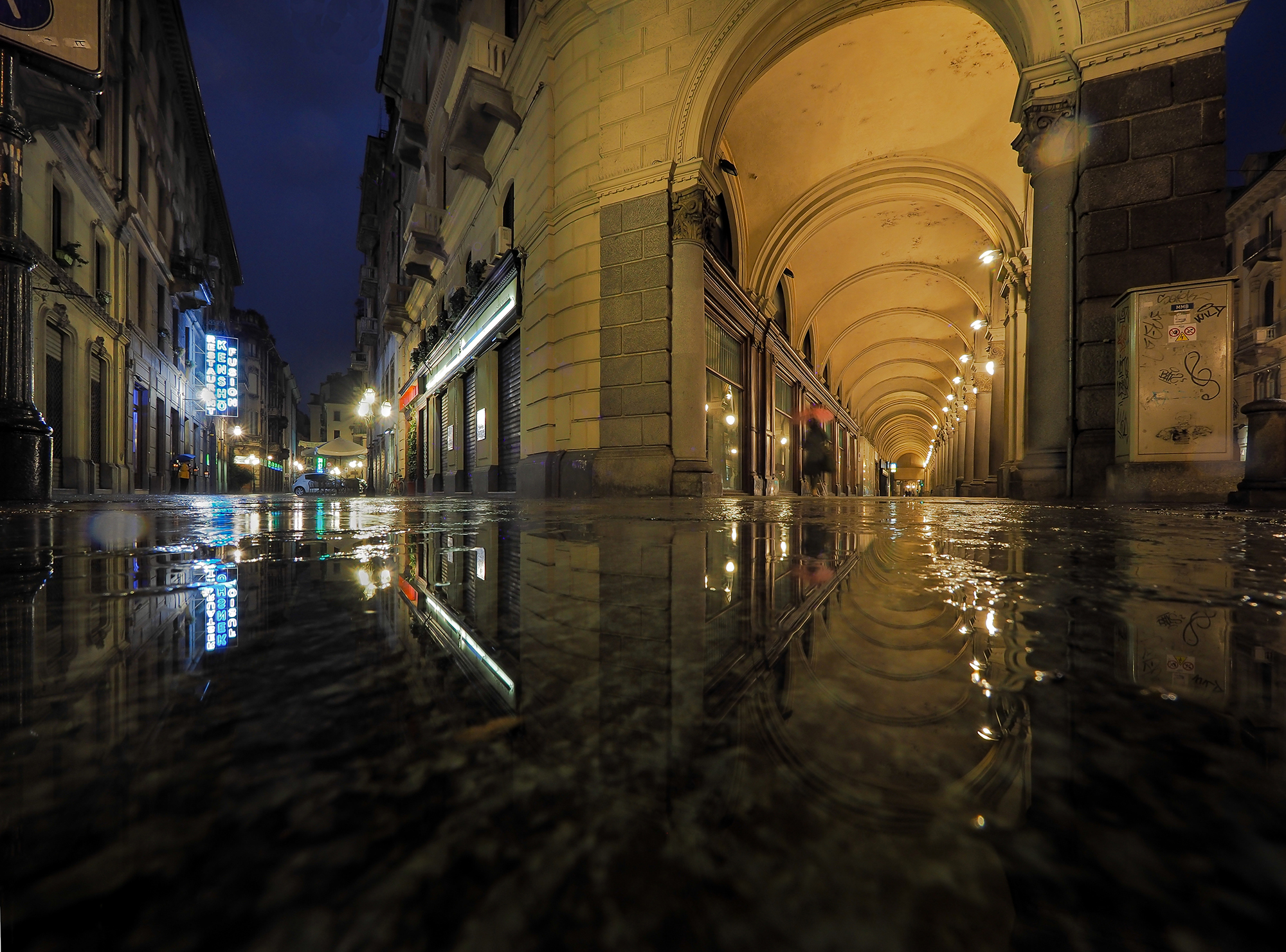 Via Mercanti angolo via Pietro Micca