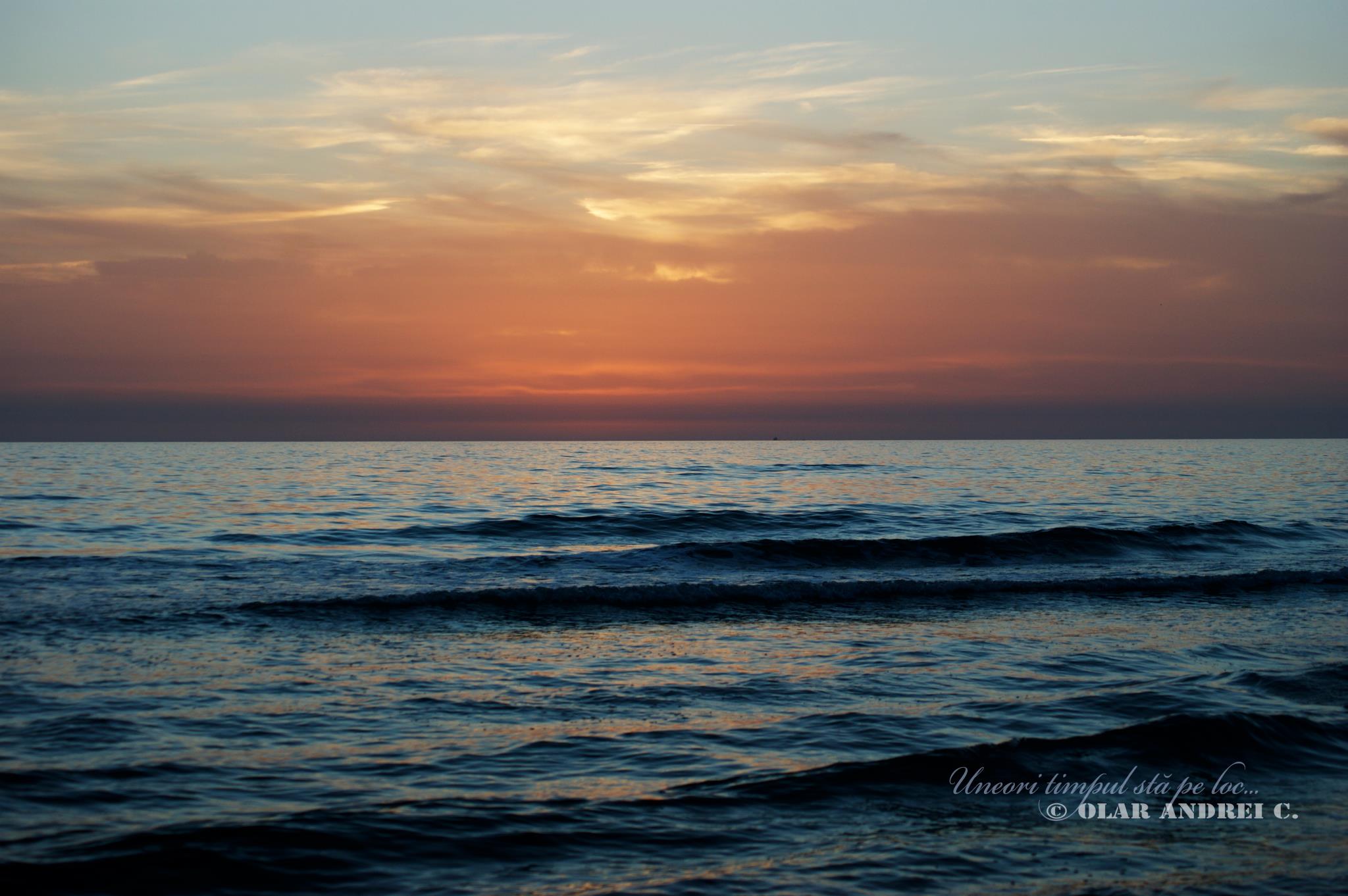 Tramonto a Lido dei Pini,Lazio,Italy