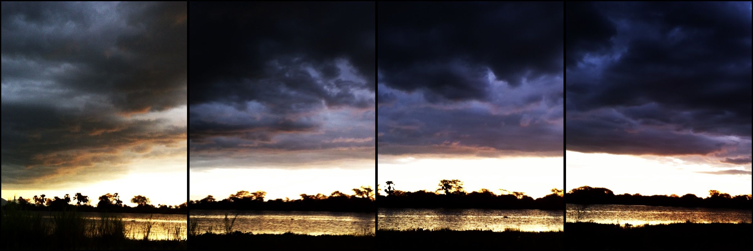 Sunset on Shire, Liwonde National Park. Malawi.