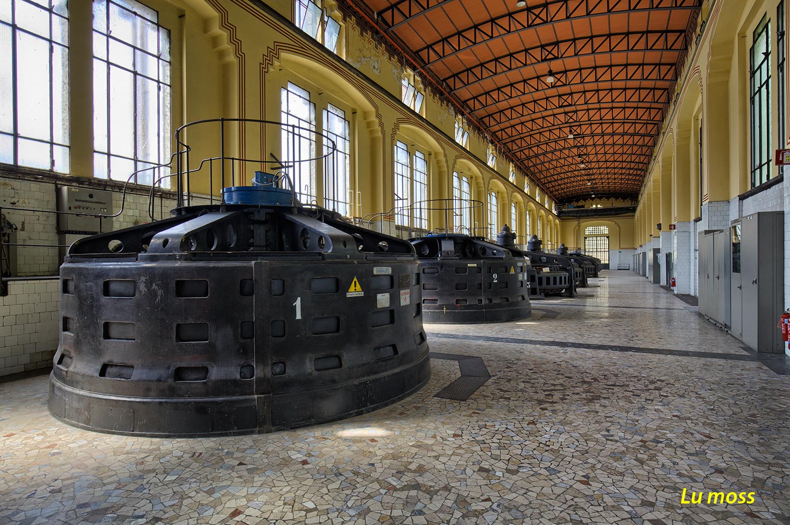 Trezzo-Centrale idroelettrica Taccani- Sala Alternatori