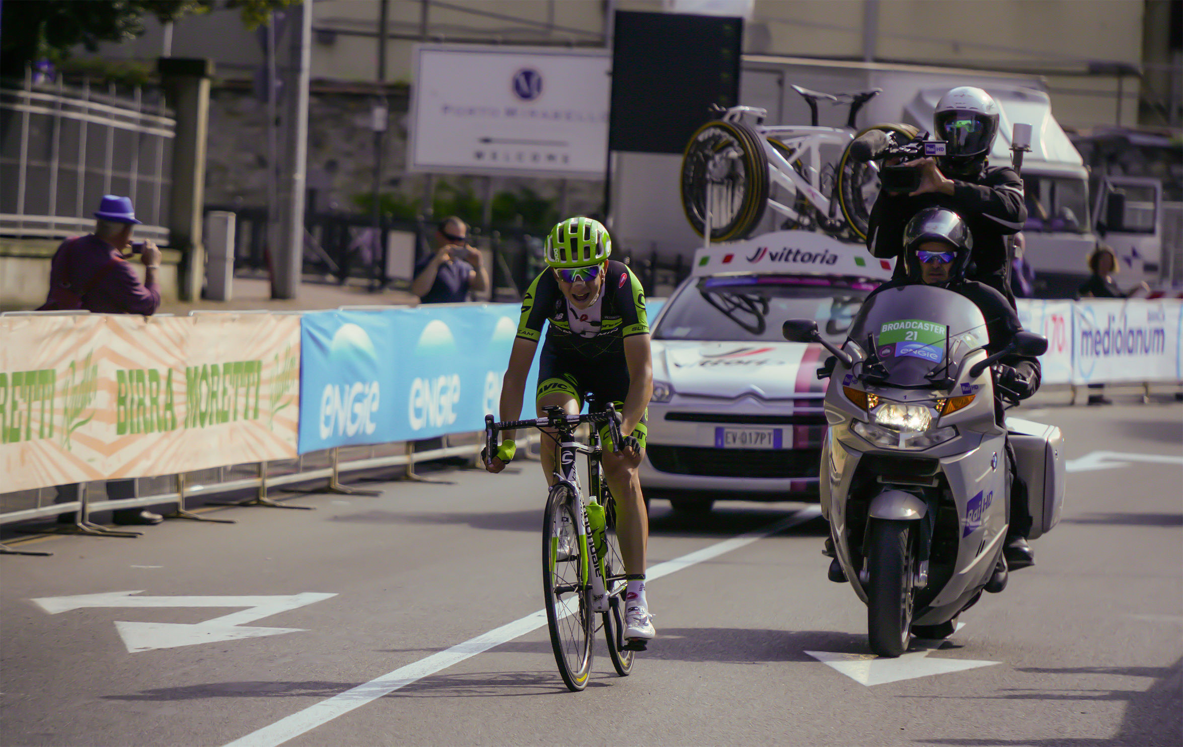 Giro d'Italy - goal of La Spezia