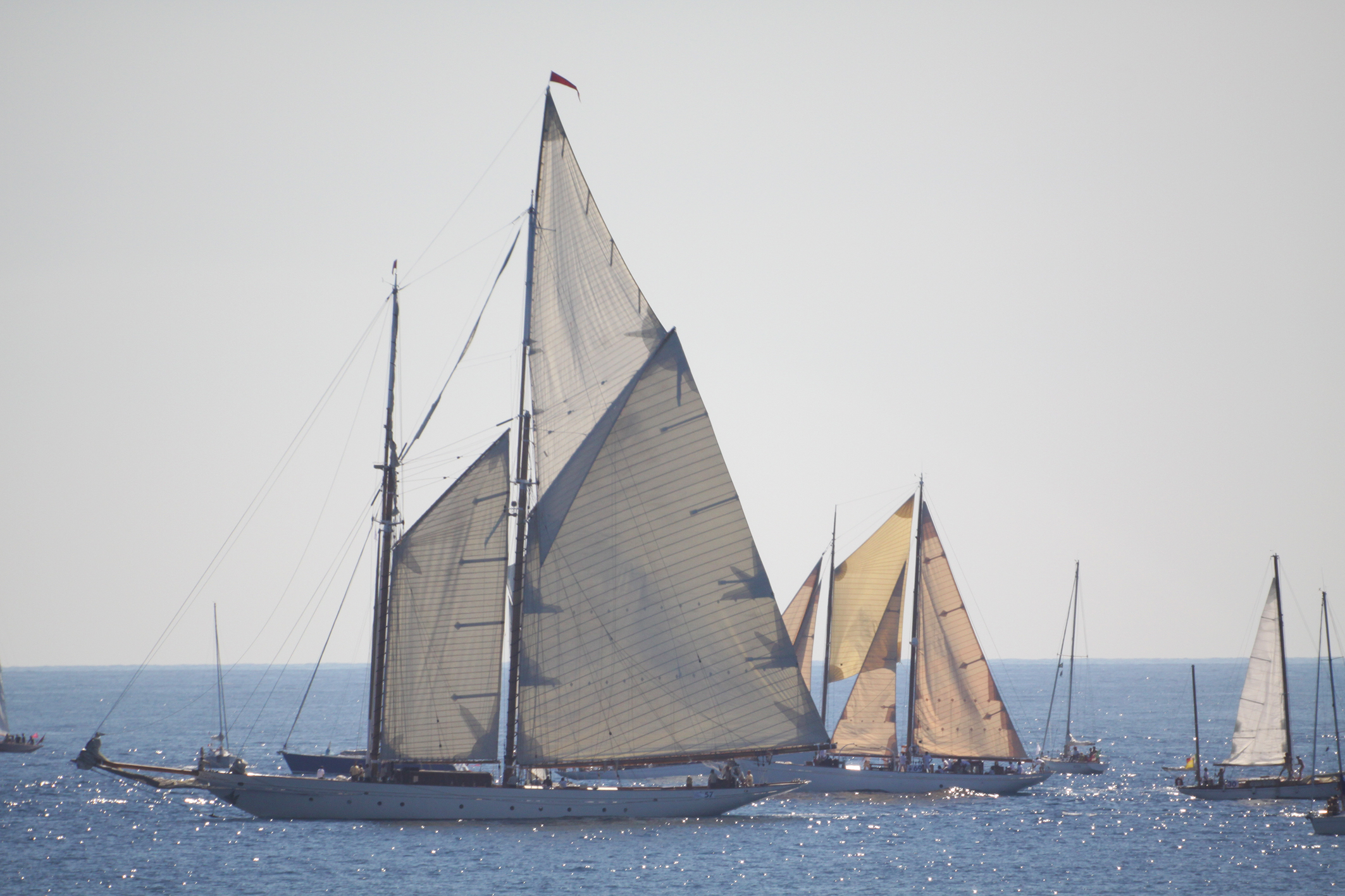 Vintage sailboats