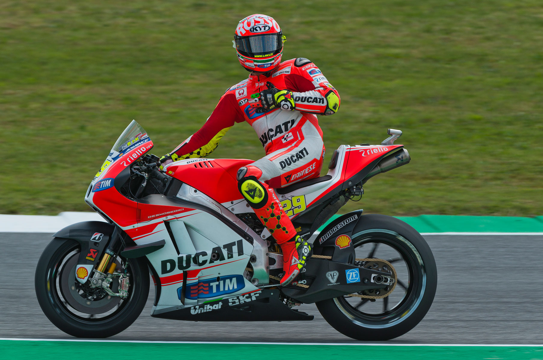 Iannone heart Ducati.