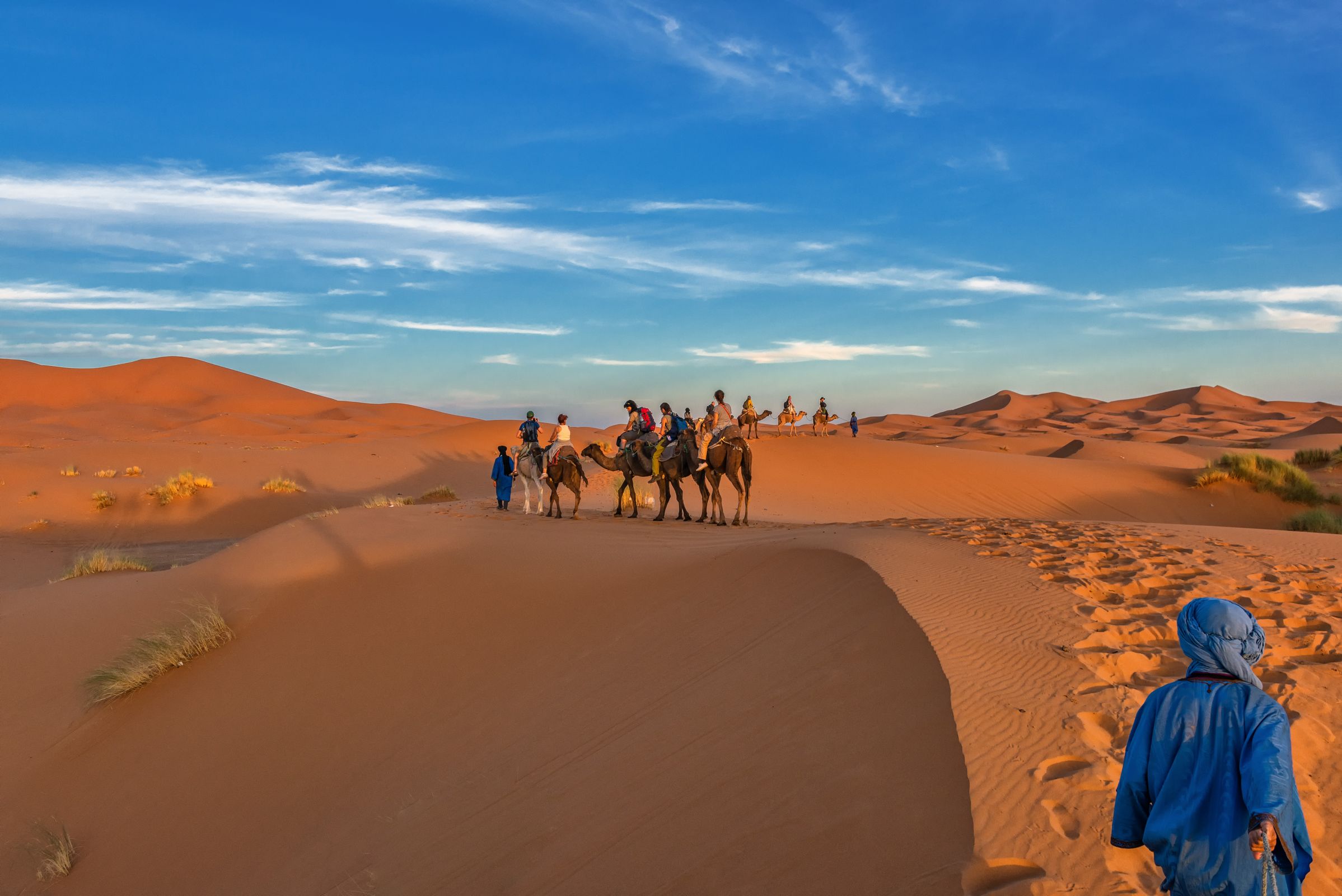 Visitando desert Merzuga