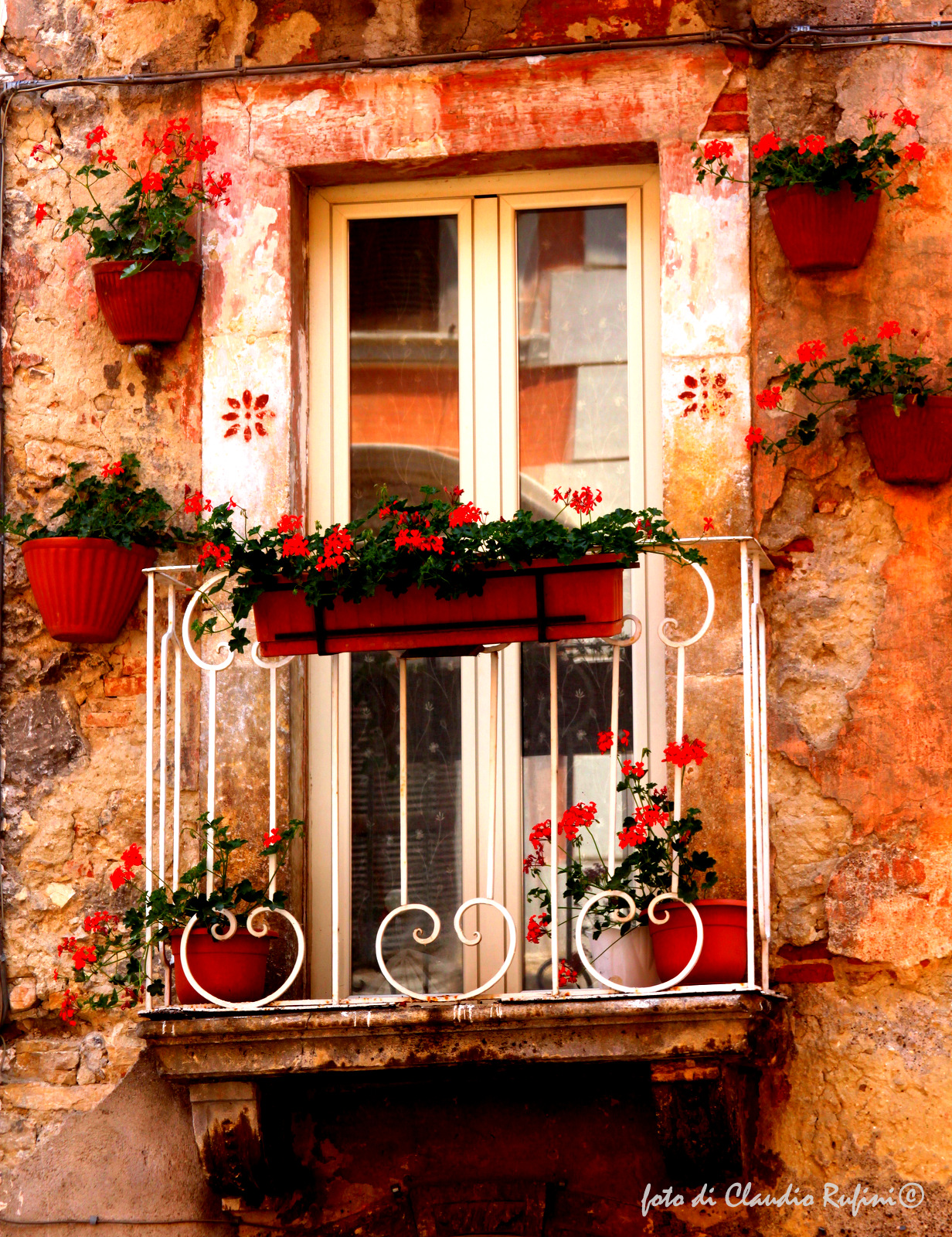 Balcone in fiore