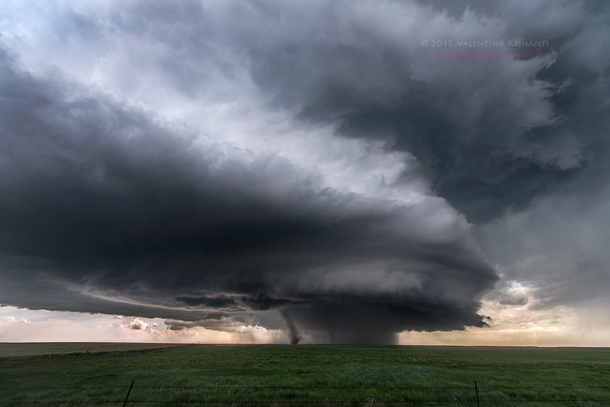 Supercell tornadica in Colorado