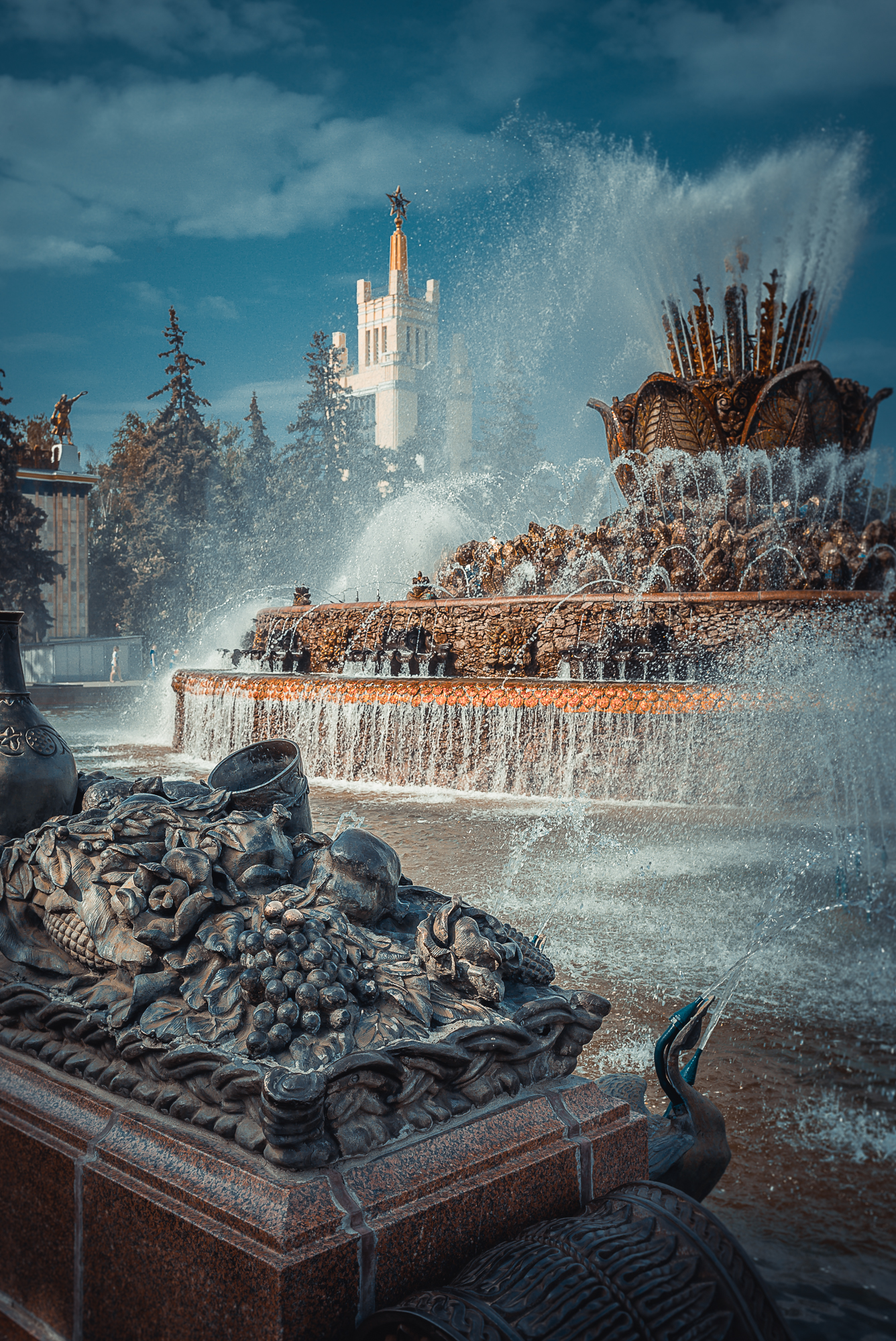 Moscow. Fountains