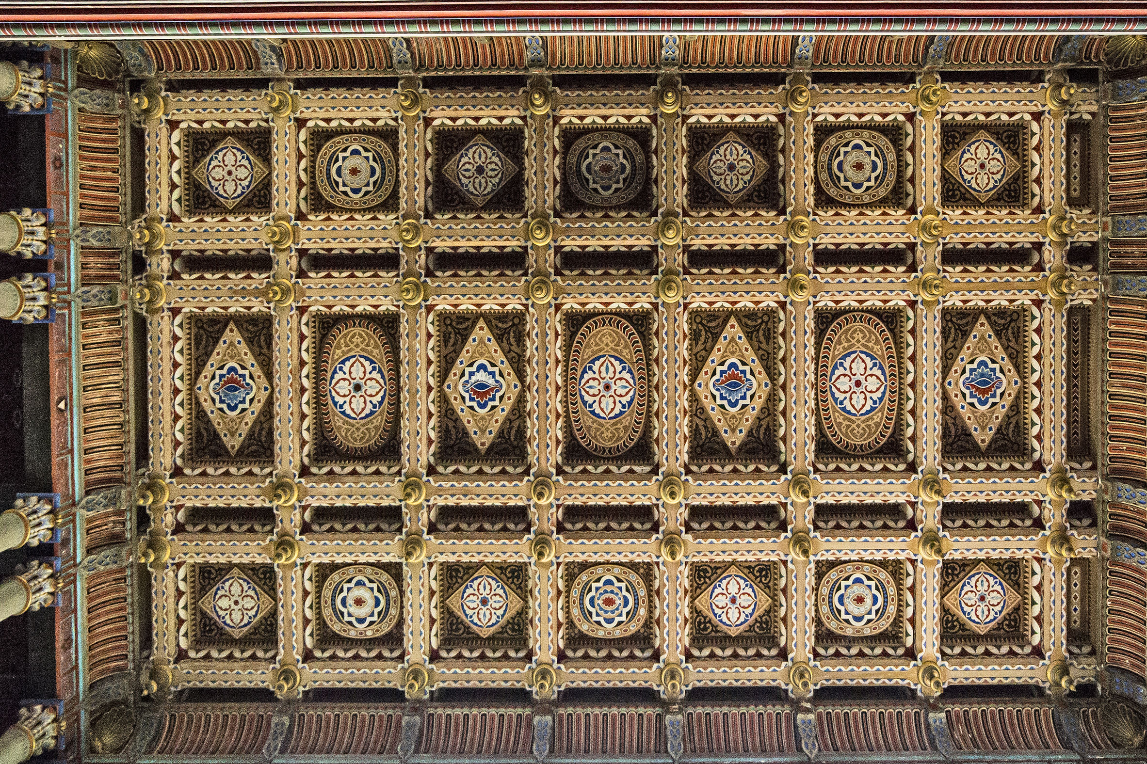 Castello di Sammezzano - Dettaglio soffitto