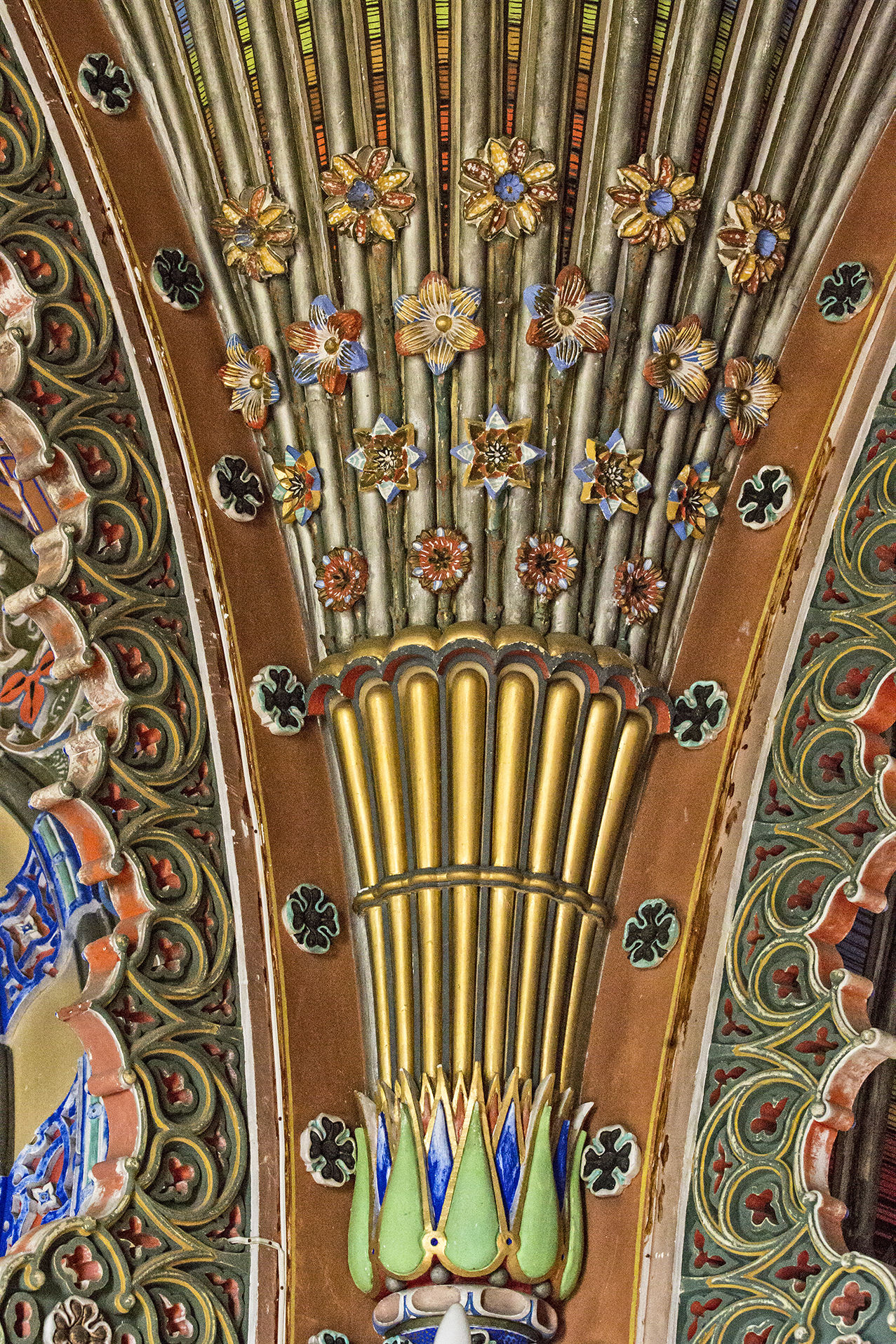 Castello di Sammezzano - Dettaglio sala dei pavoni