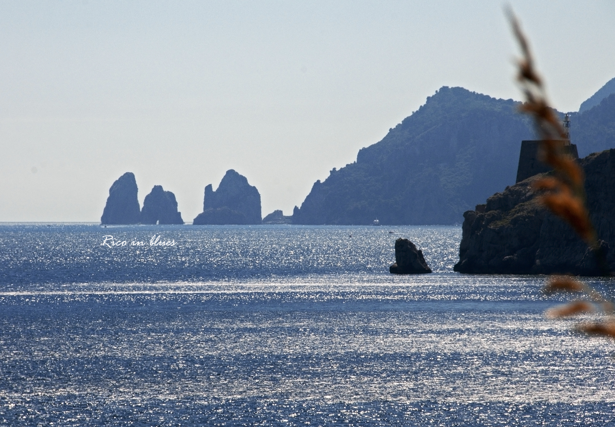 Jeranto Capri e il blu