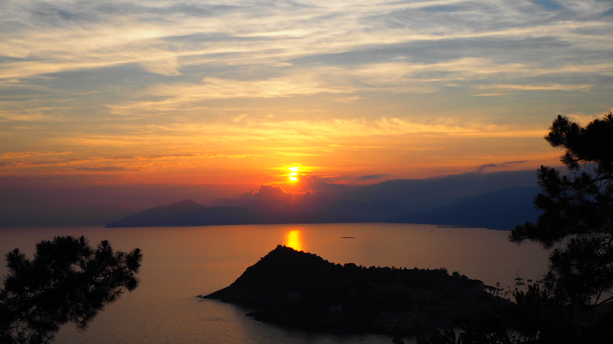 Tramonto a Sestri Levante