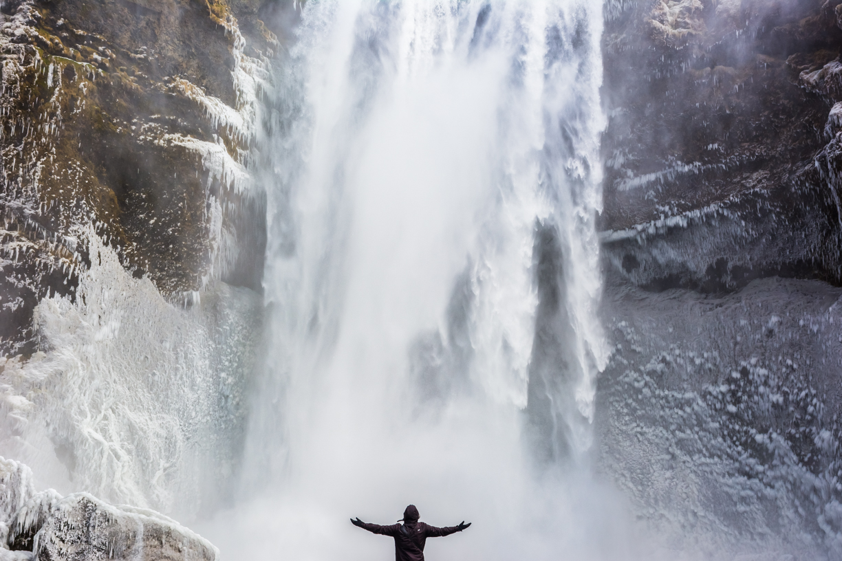 The Man and the Waterfall