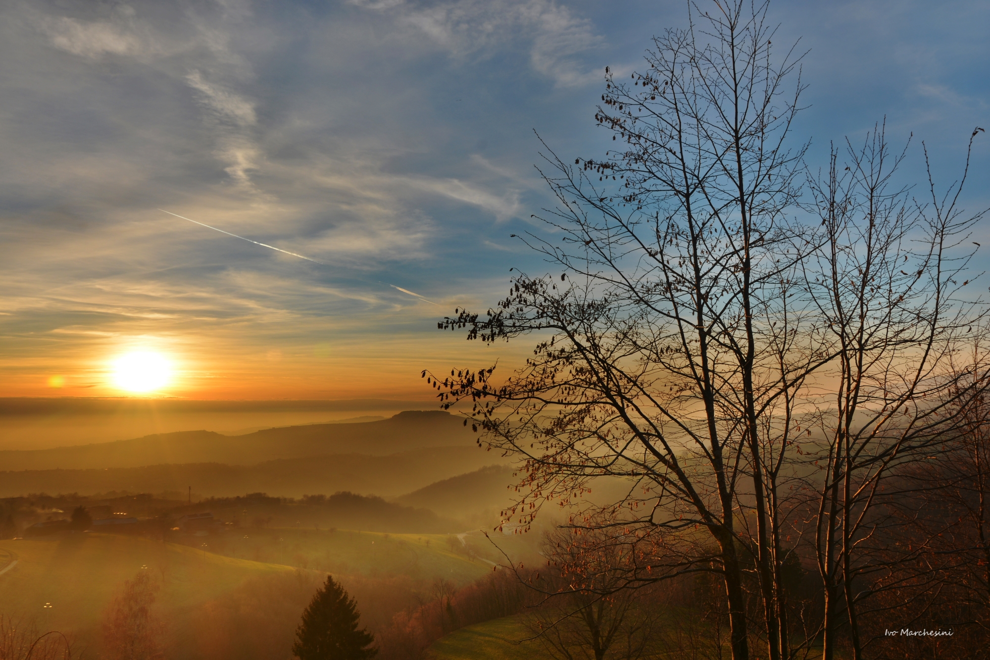 Tramonto sui monti Lessini