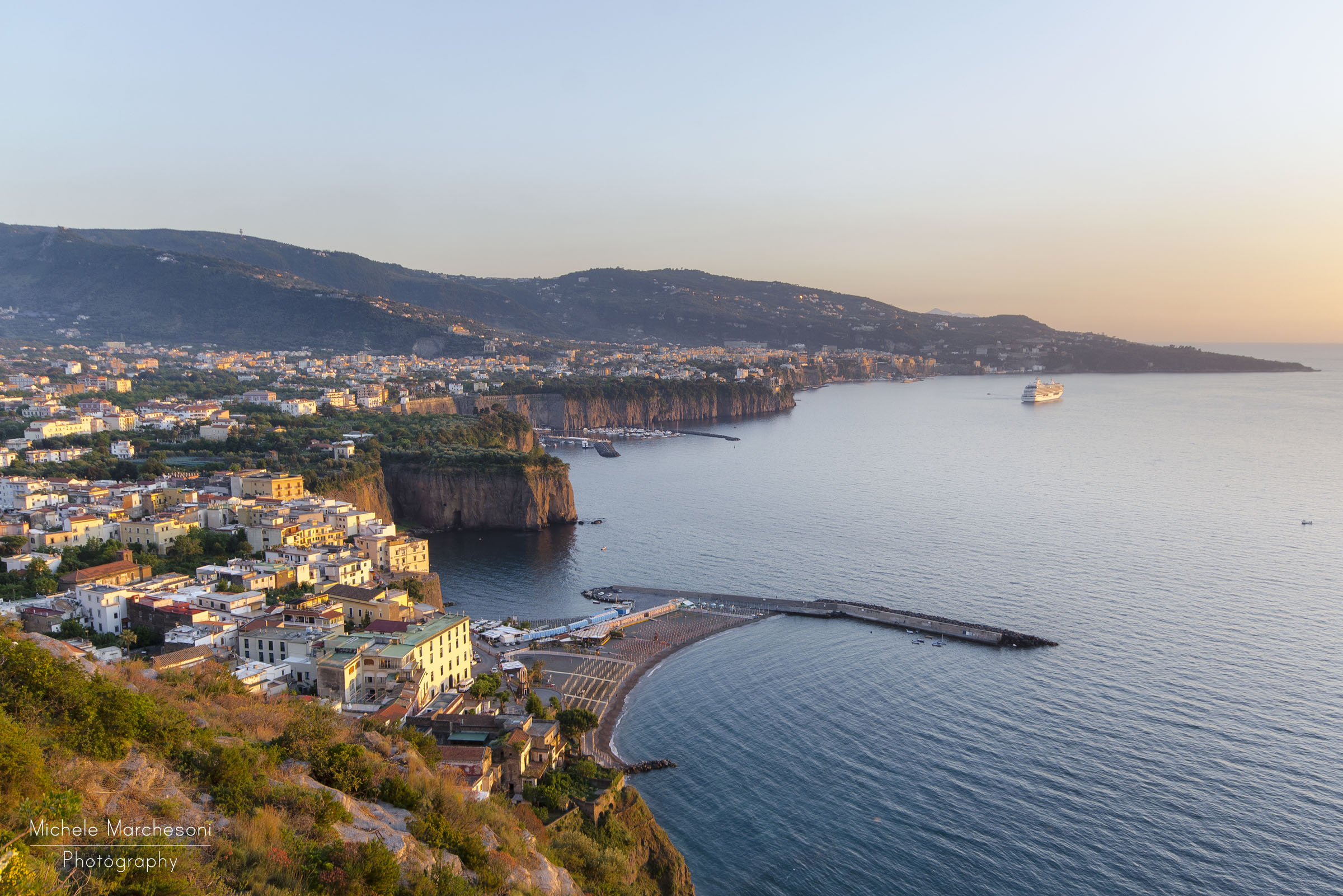 Sorrento at sunset