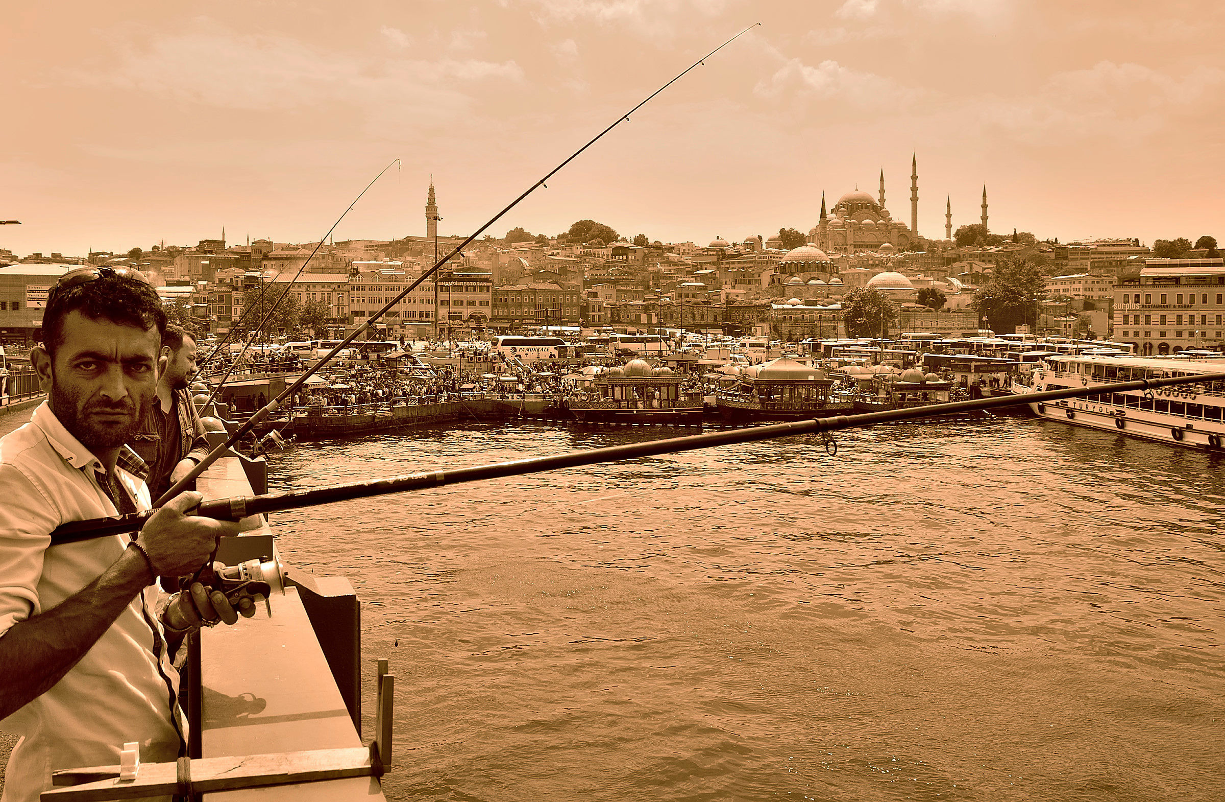 Fishermen on the Bosphorus