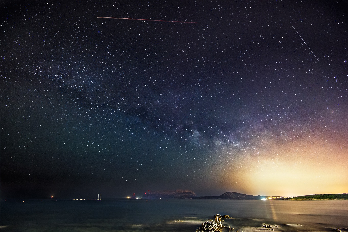 Milky Way on the island of Tavolara