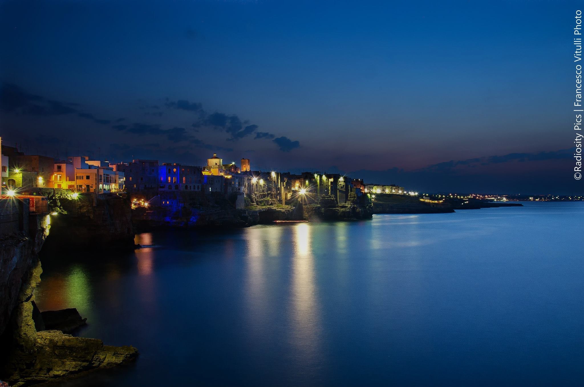 Polignano at night