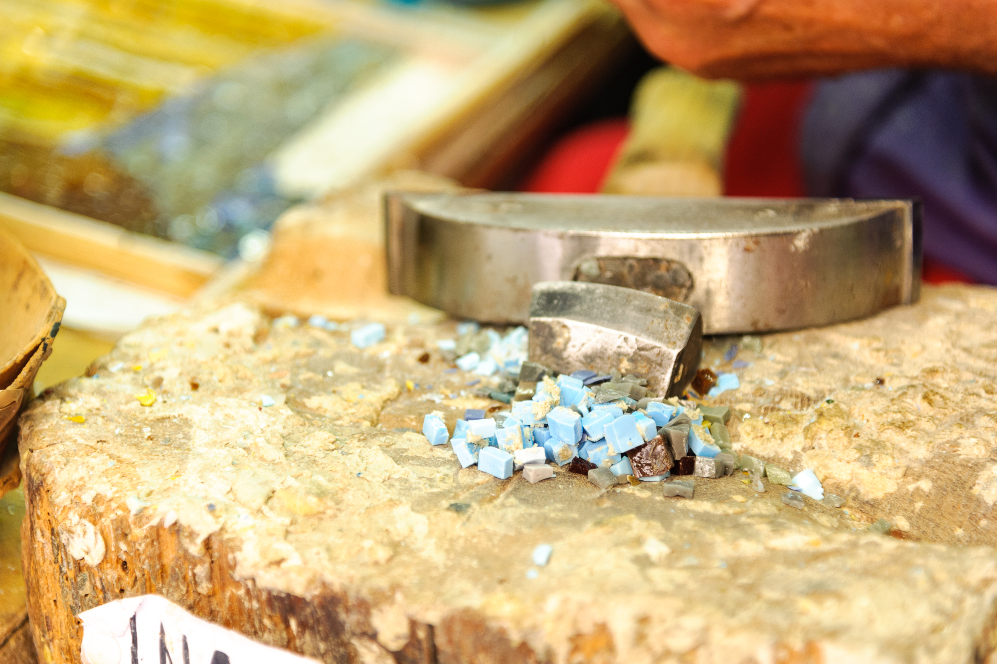 Il martello del mosaicista