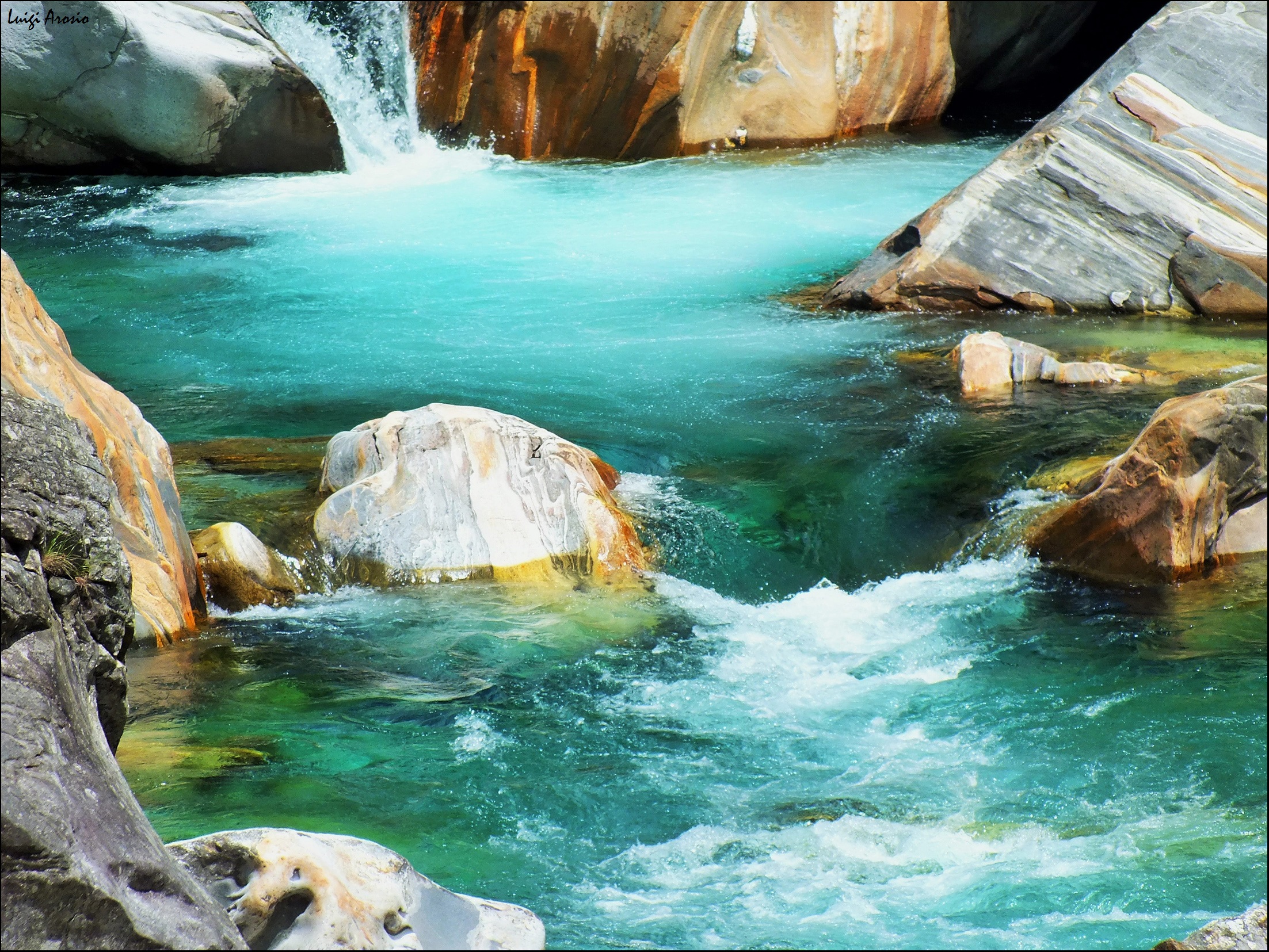 Blue water ..............