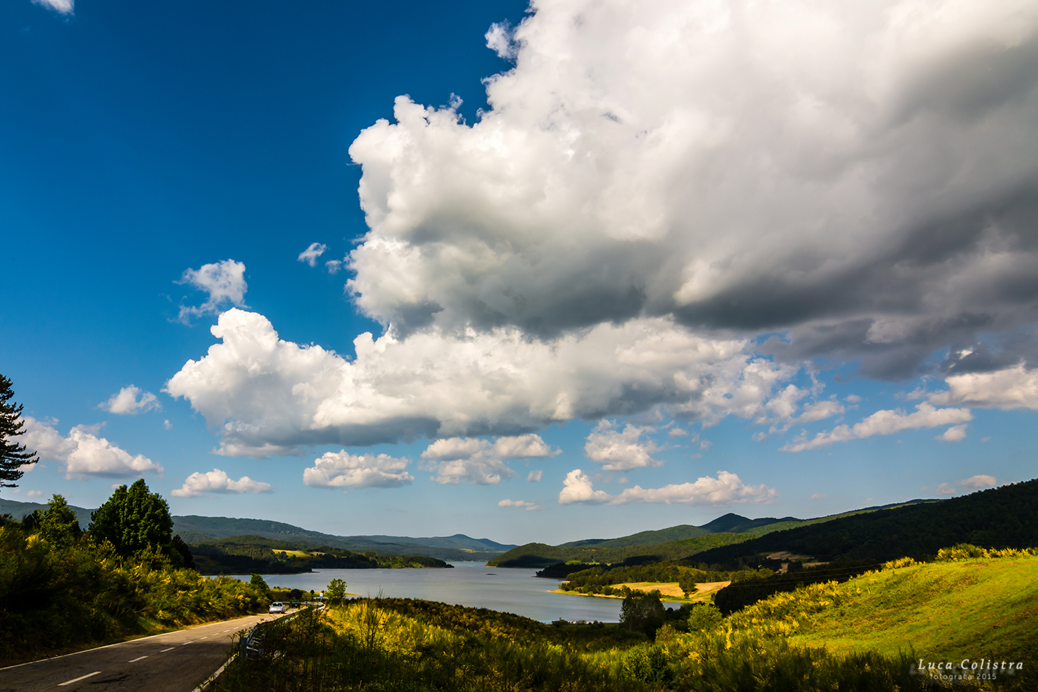 Overlooking Lake Arvo