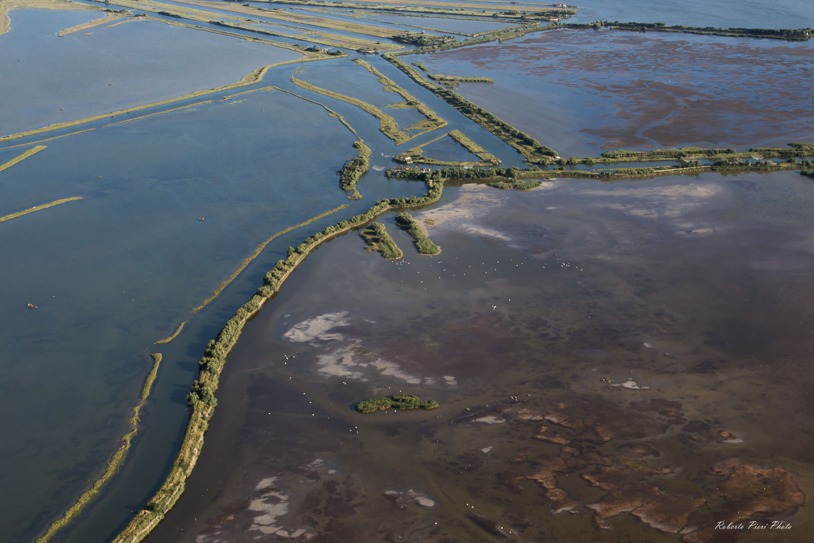 the valleys of Ravenna aerial view