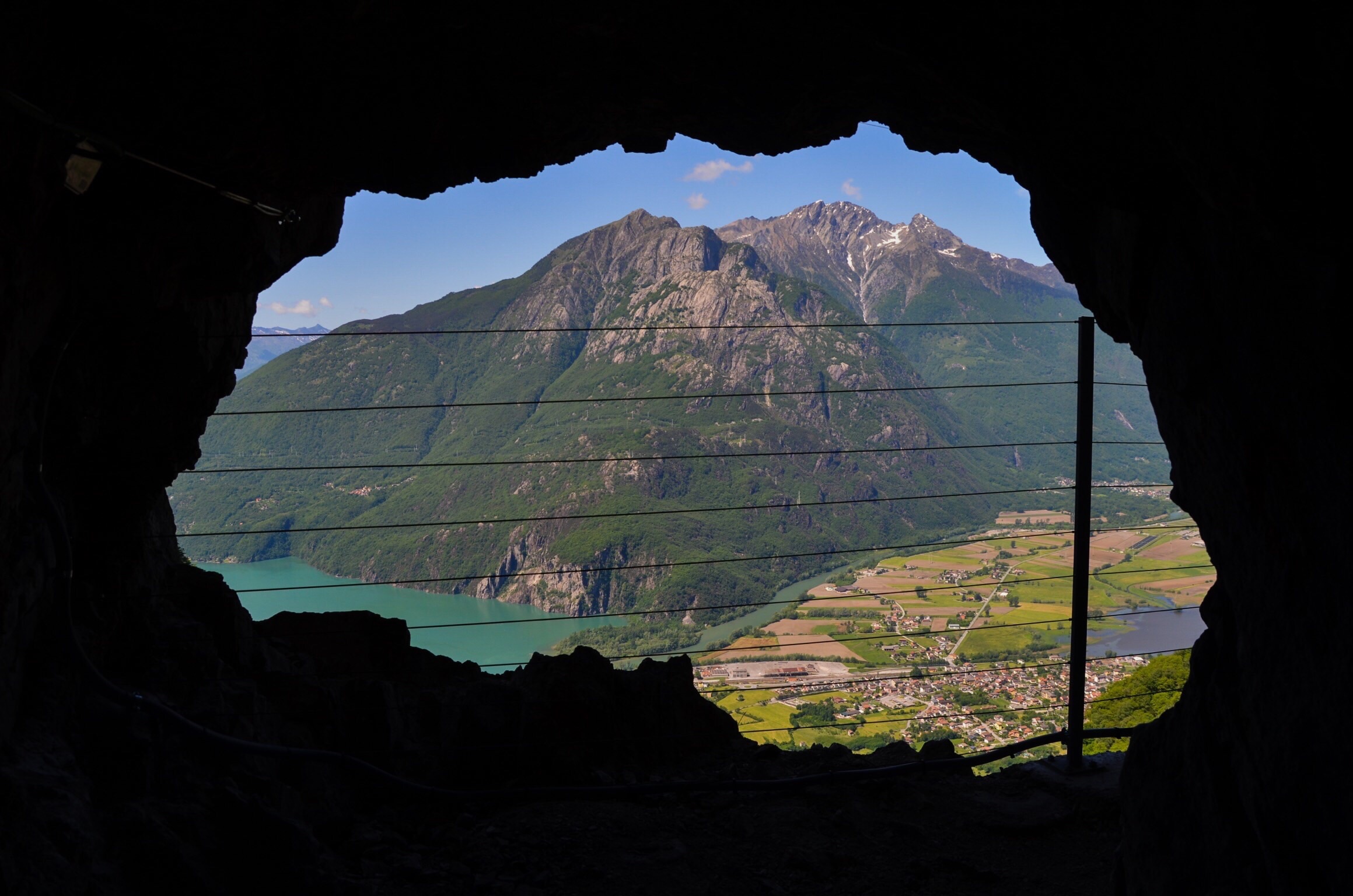 view from the path of Tracciolino