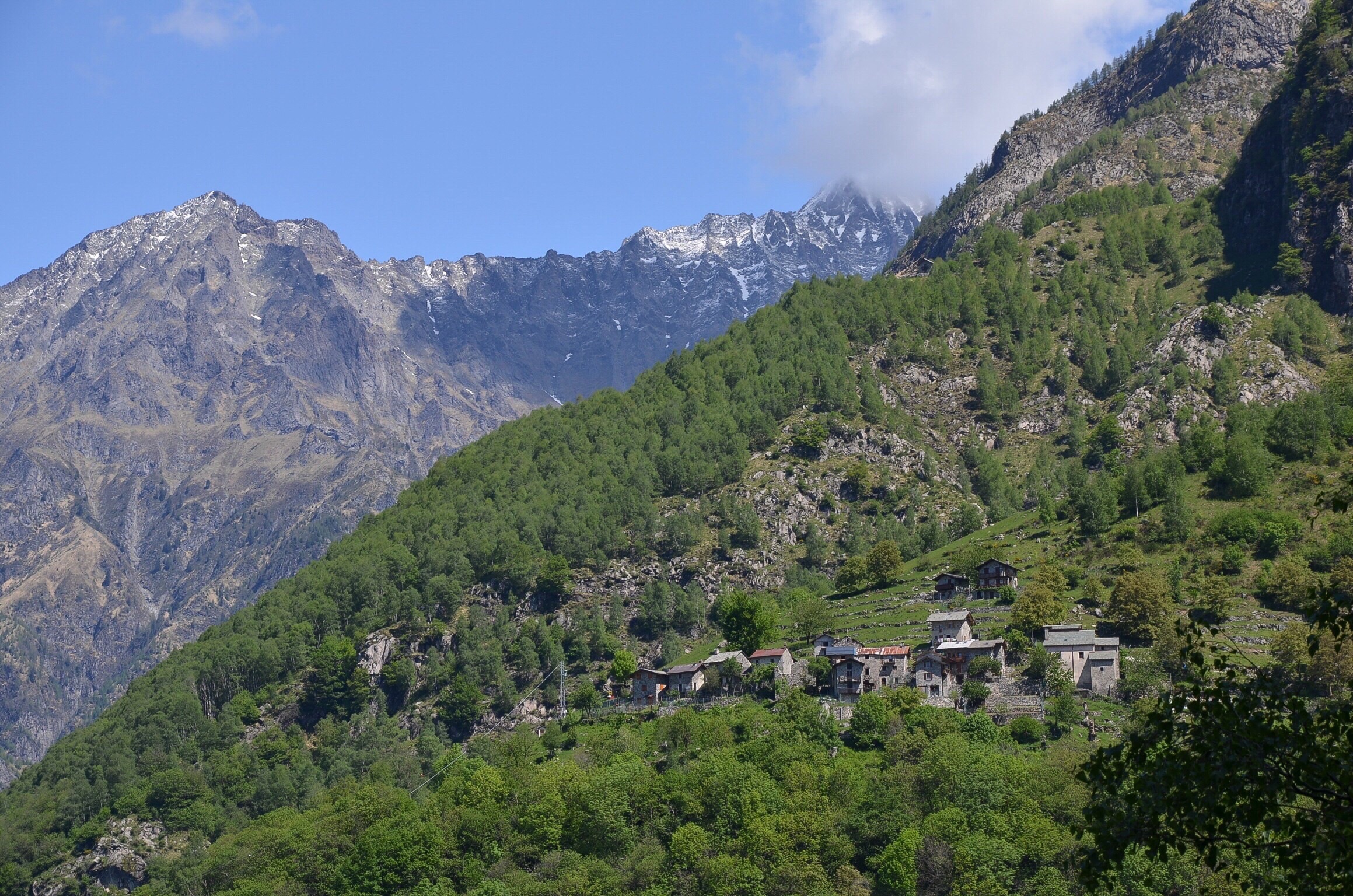 Panorama from the path of Tracciolino